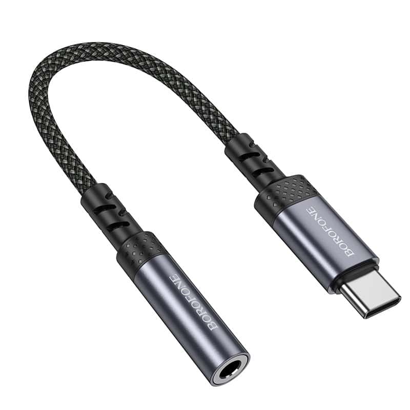 Borofone BV24 USB Type C Male to 3.5mm Digital Audio Converter Cable Adapter Borofone BV24 USB Type C Male to 3.5mm Digital Audio Converter Cable Adapter